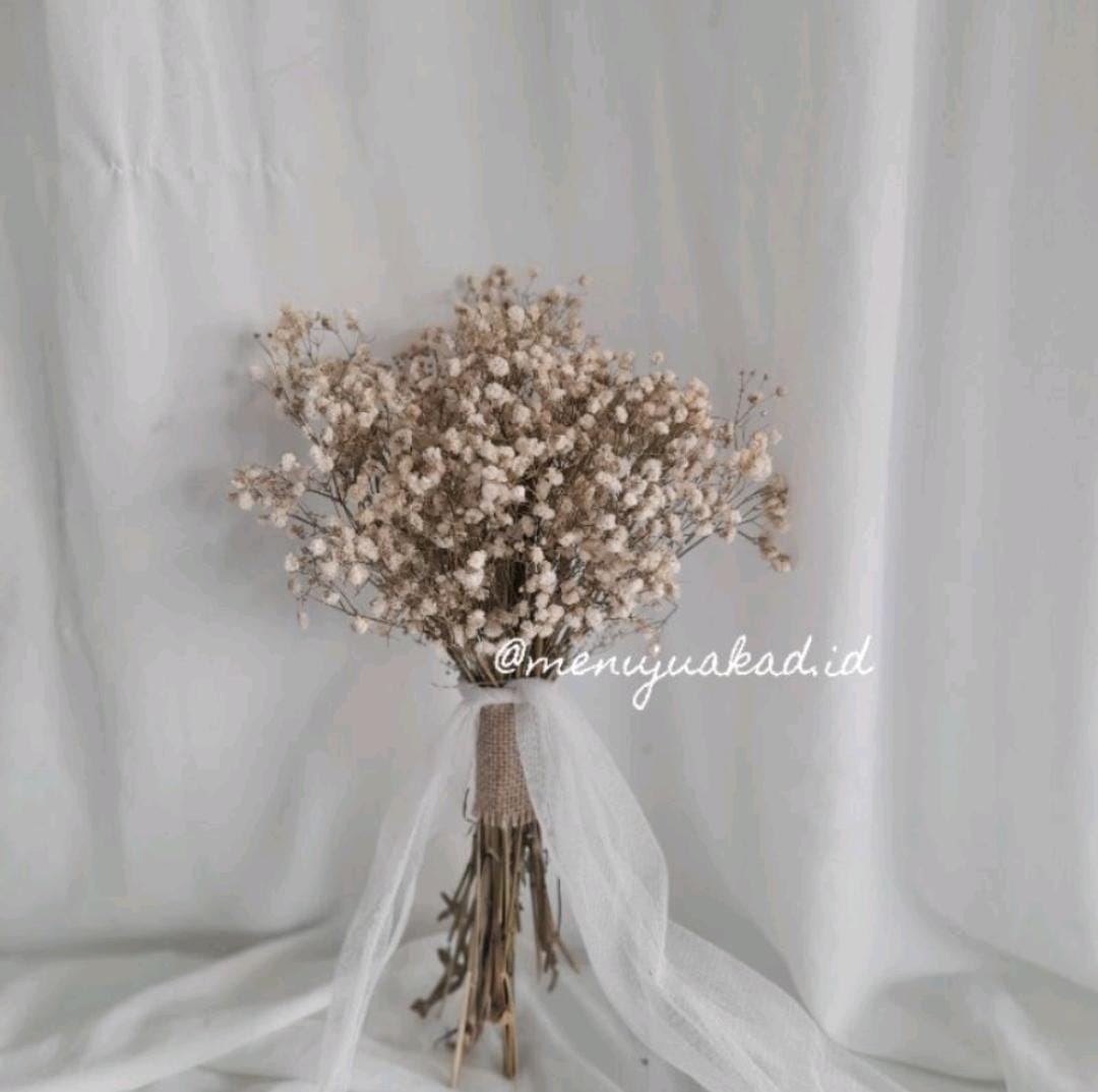 Handbouquet Baby Breath Prewedding Classic